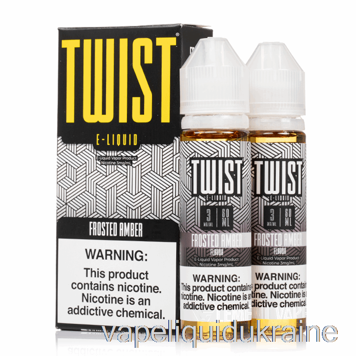 Vape Liquid Ukraine Frosted Amber - Cookie TWIST E-Liquid - 120mL 3mg